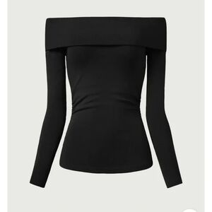 OGL Black Off The Shoulder Top